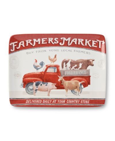 Certified International Vintage Farm Rectangular Platter