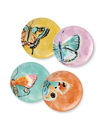 Набор салатных тарелок Certified International Butterflies, 4 шт.