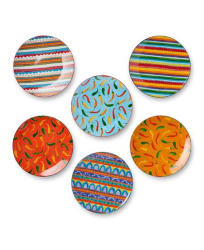 Certified International Caliente Salad Plates, Set of 6