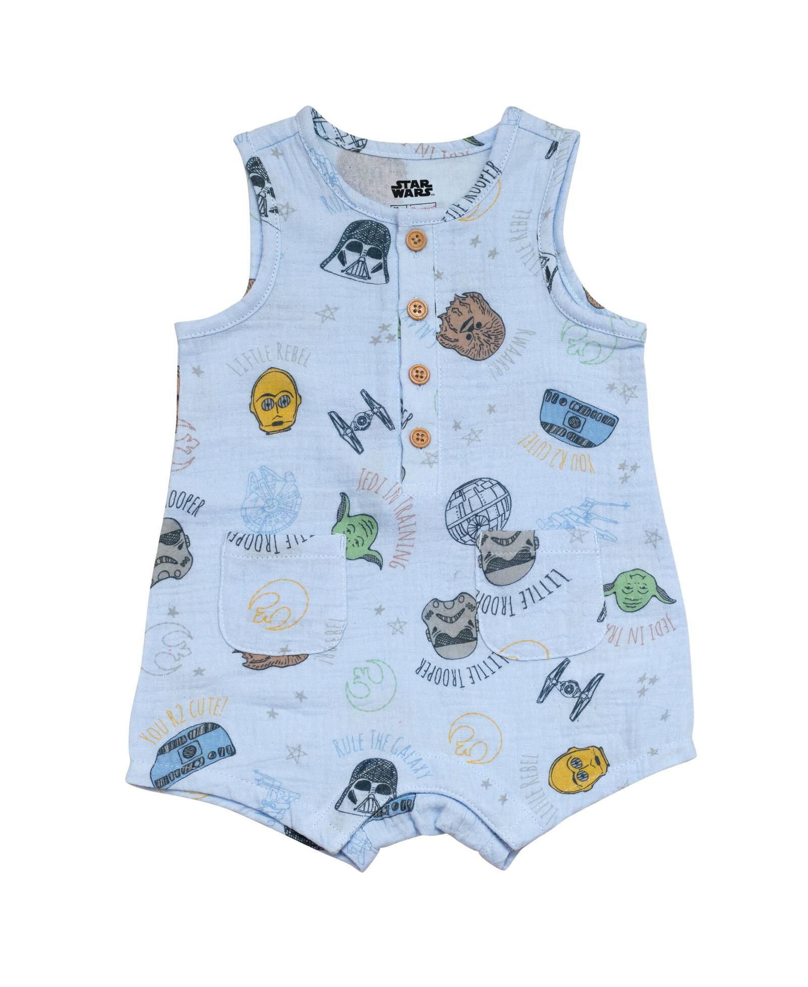 Star Wars комбинезон Henley без рукавов для мальчиков