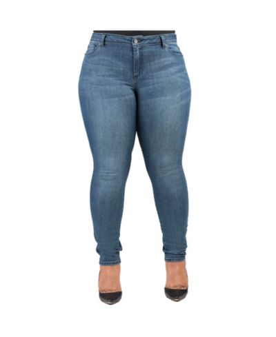 Джинсы Poetic Justice Plus Size Curvy-Fit Basic 5 Pockets Skinny Light 29