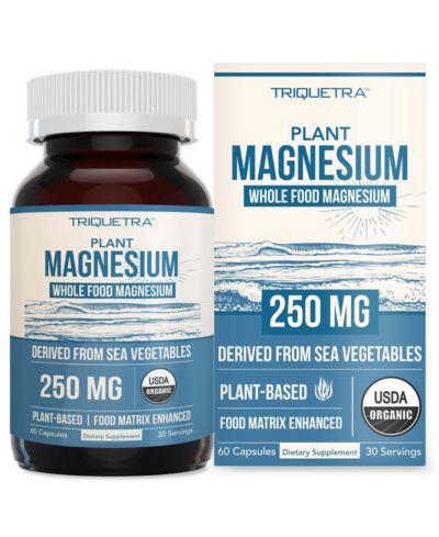 Добавка Triquetra Health Plant Magnesium: Organic, Whole Food Magnesium Supplement