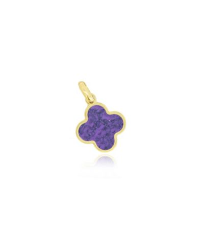 Подвеска The Lovery Amethyst Clover Charm 10mm