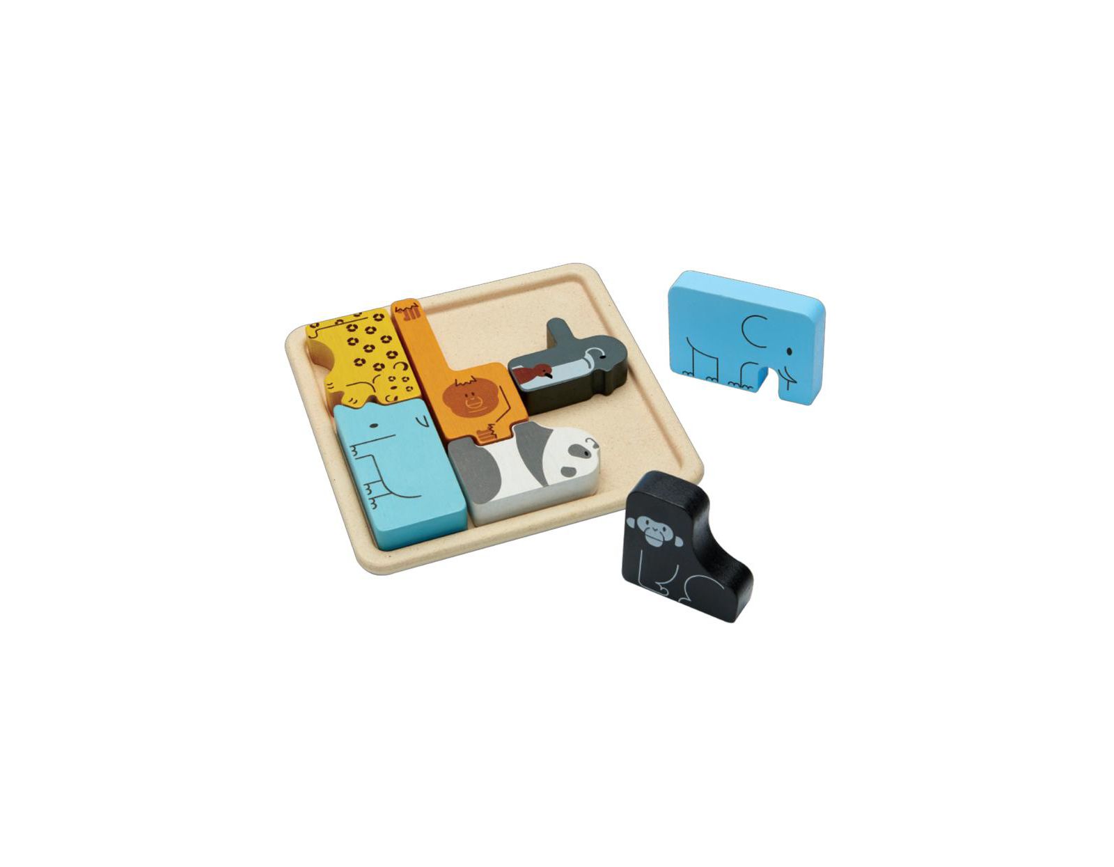 Plan Toys Пазл с животными