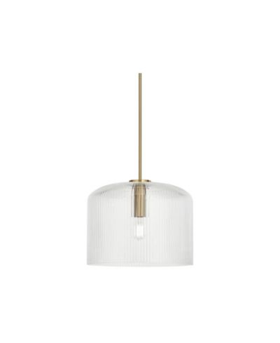 Possini Euro Design подвесной светильник Lallie Ribbed Glass Drum