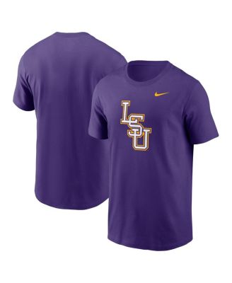 Мужская футболка Nike Purple LSU Tigers Baseball Logo