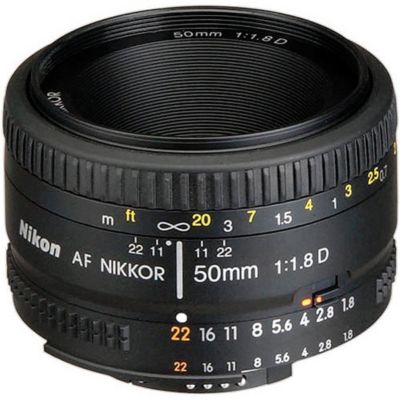 Nikon объектив 50mm f/1.8D AF NIKKOR