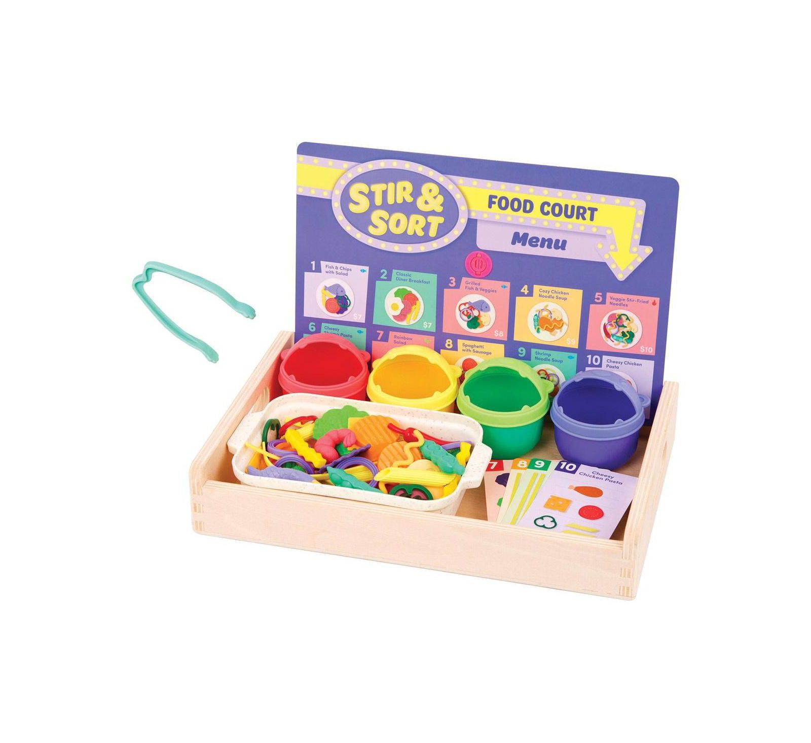 Игра Battat Stir and Sort Food Court Fine Motor Game