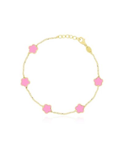 The Lovery Bubblegum Flower Bracelet