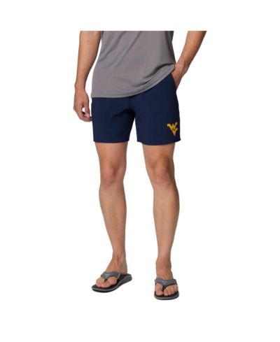 Columbia Мужские шорты PFG Terminal Roamer Omni-Shade Stretch Navy West Virginia Mountaineers