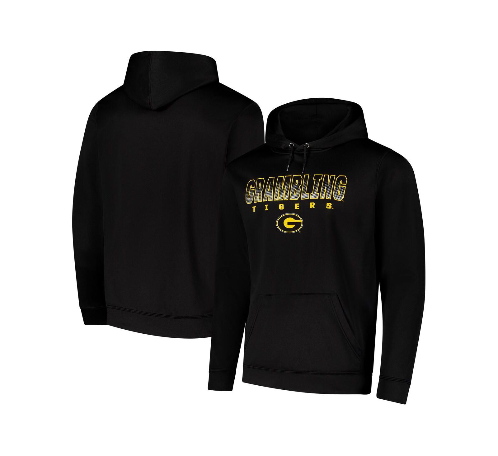 Мужское худи Colosseum Grambling Tigers Blackout 3.0 Pullover Black
