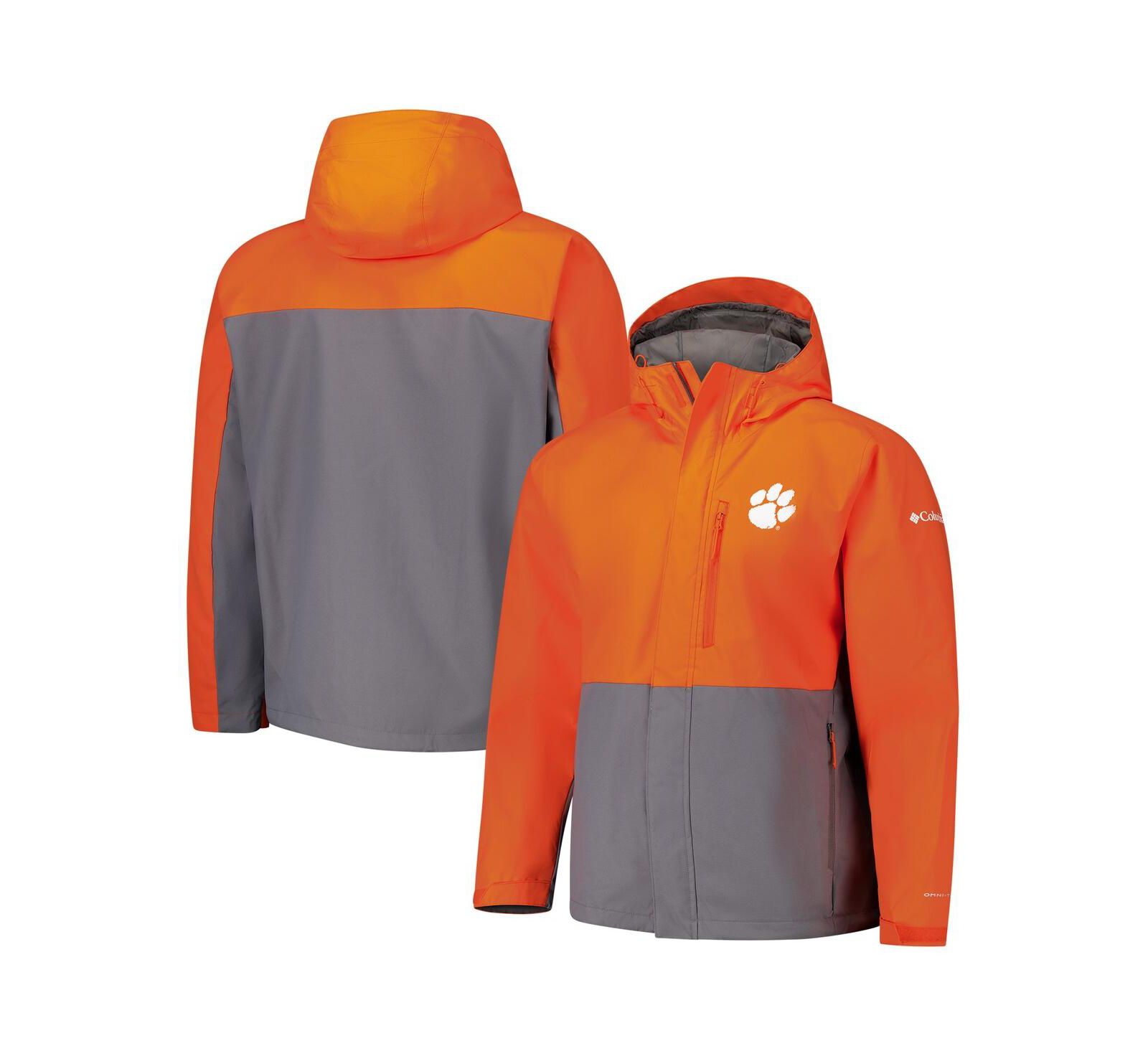 Columbia Men's Orange Clemson Tigers Field Bound Omni-Tech Full-Zip Jacket