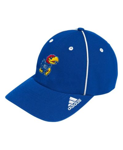 Мужская бейсболка adidas Royal Kansas Jayhawks Locker Room Athlete Pack Slouch Adjustable