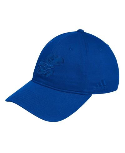 adidas Мужская кепка Kansas Jayhawks Fashion Adicolor Slouch регулируемая, синяя