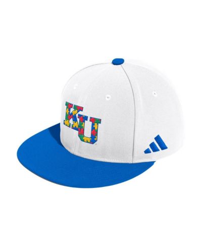 Мужская бейсболка adidas Kansas Jayhawks