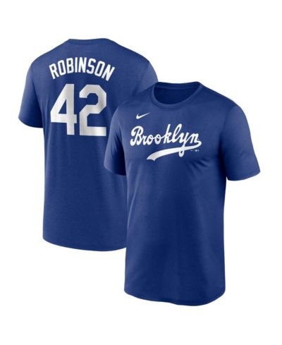 Мужская футболка Nike Jackie Robinson Royal Brooklyn Dodgers Legend Name and Number Home