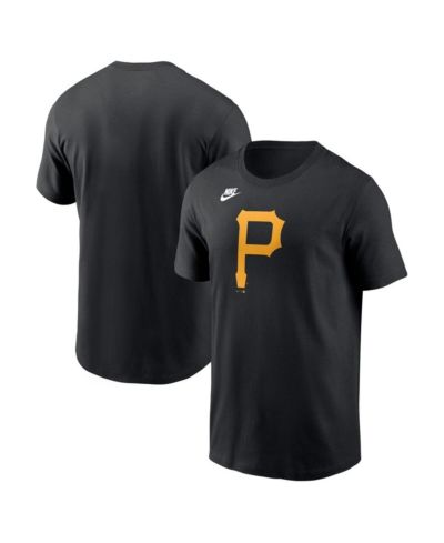 Мужская футболка Nike Pittsburgh Pirates Cooperstown Collection с логотипом команды, черная
