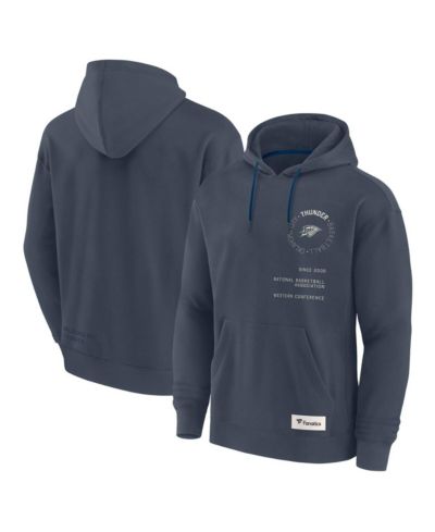 Fanatics Men's Blue Oklahoma City Thunder Future Ground Info Elements Premium Pullover Hoodie