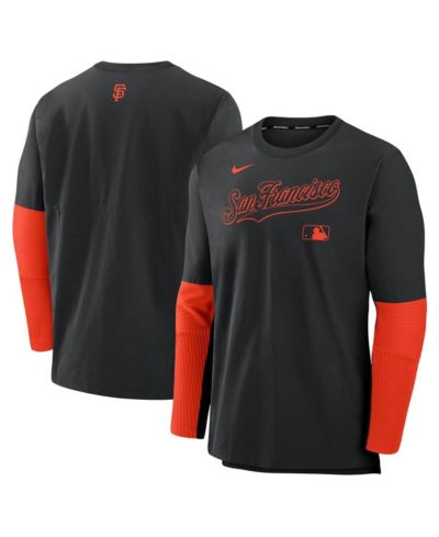 Мужская толстовка Nike San Francisco Giants Authentic Collection Lightweight Player Tri-Blend Performance Pullover Sweatshirt