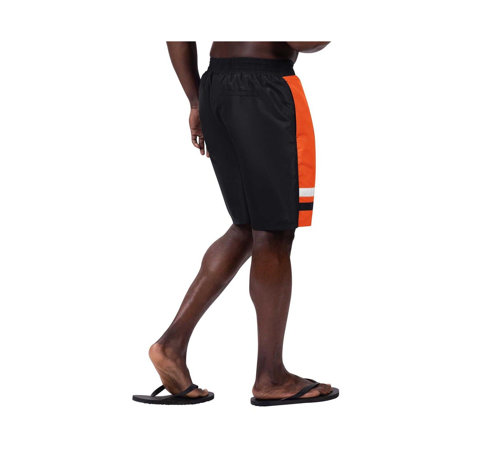 G-III Sports by Carl Banks Men's Black San Francisco Giants Anchor Swim Trunks Shorts