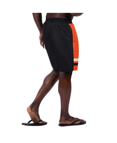 G-III Sports by Carl Banks Men's Black San Francisco Giants Anchor Swim Trunks Shorts