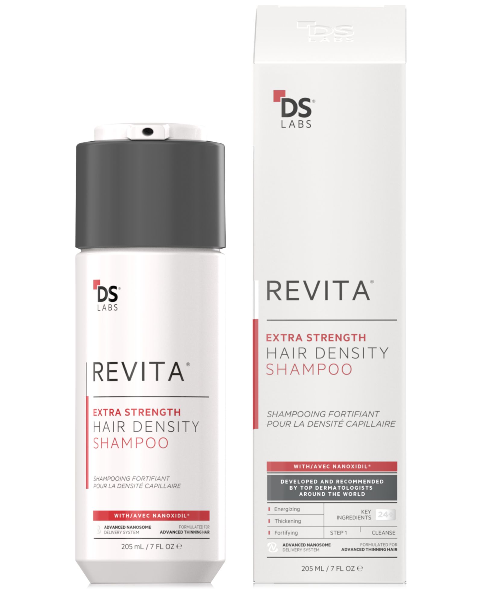 DS Laboratories Revita шампунь для густоты волос Extra Strength, 205 ml