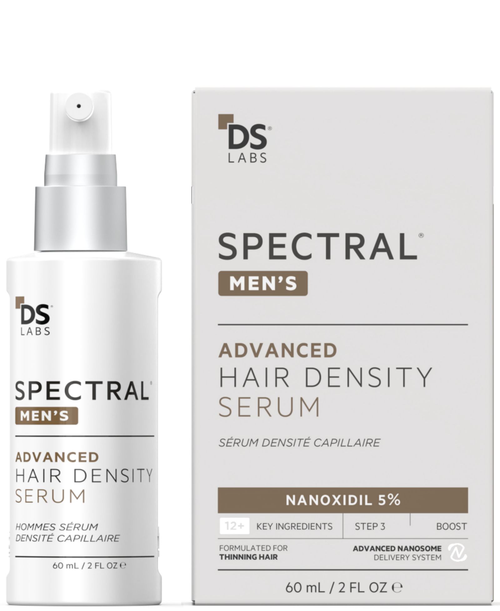 DS Laboratories Spectral.DNC-N Hair Density Serum With Nanoxidil 5%, 60 ml