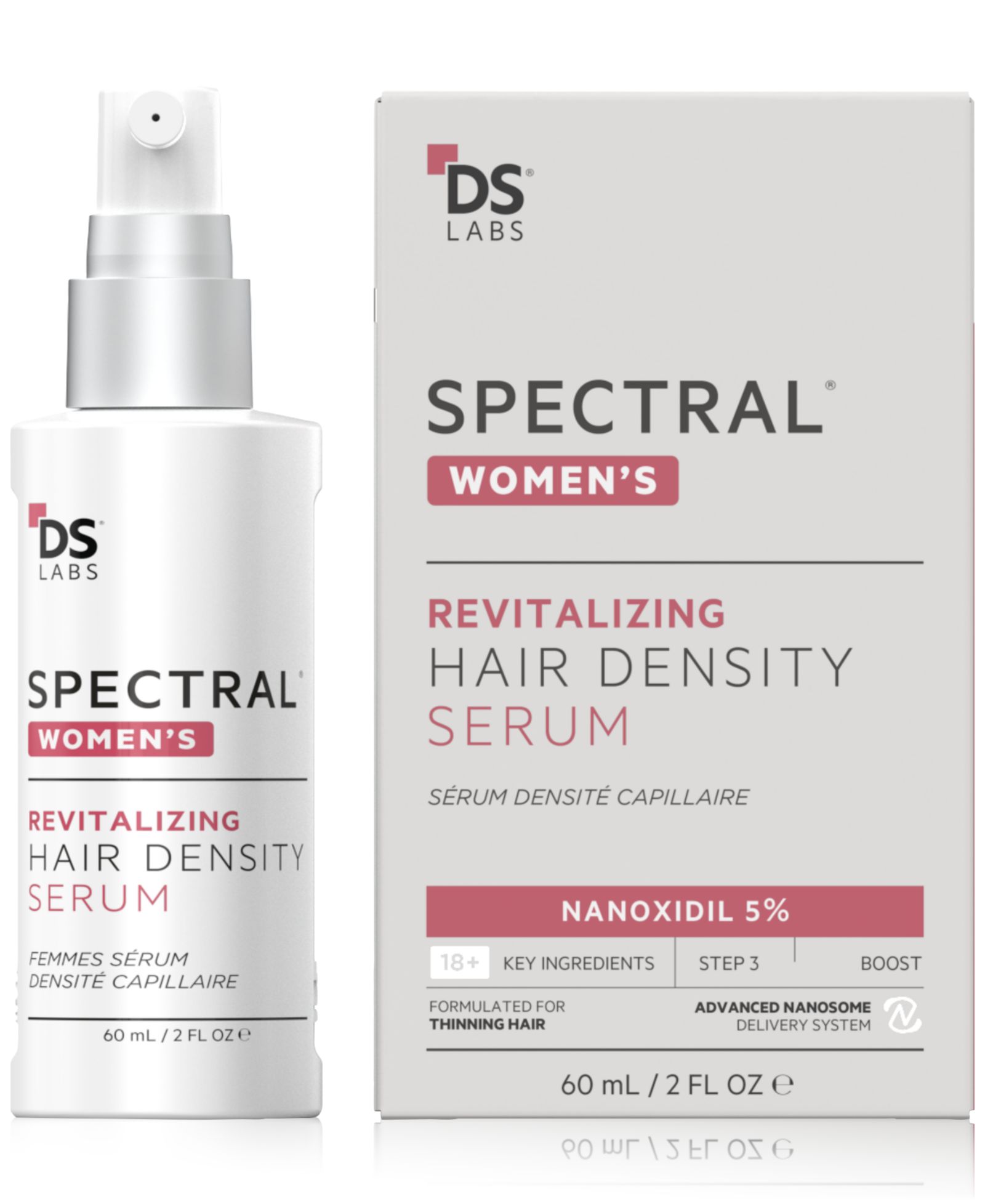 DS Laboratories Spectral.CSF Женская восстанавливающая сыворотка с Nanoxidil 5%, 60 ml