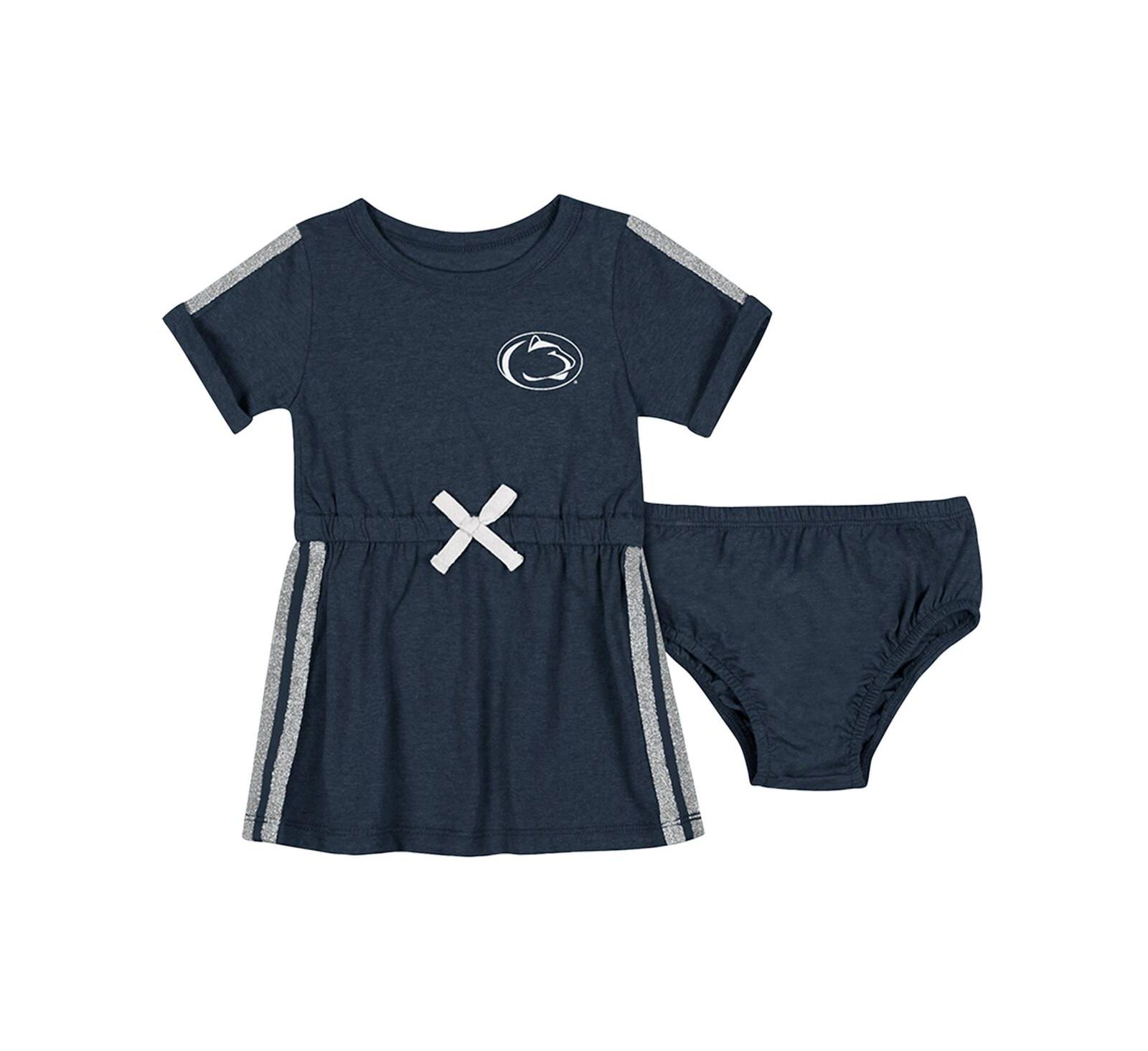 Комплект из платья и шорт Colosseum для мальчиков и девочек Navy Penn State Nittany Lions Xur Dress and Bloomer Set