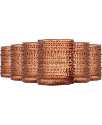 The Wine Savant Khen Hobnail Glasses, Set of 6