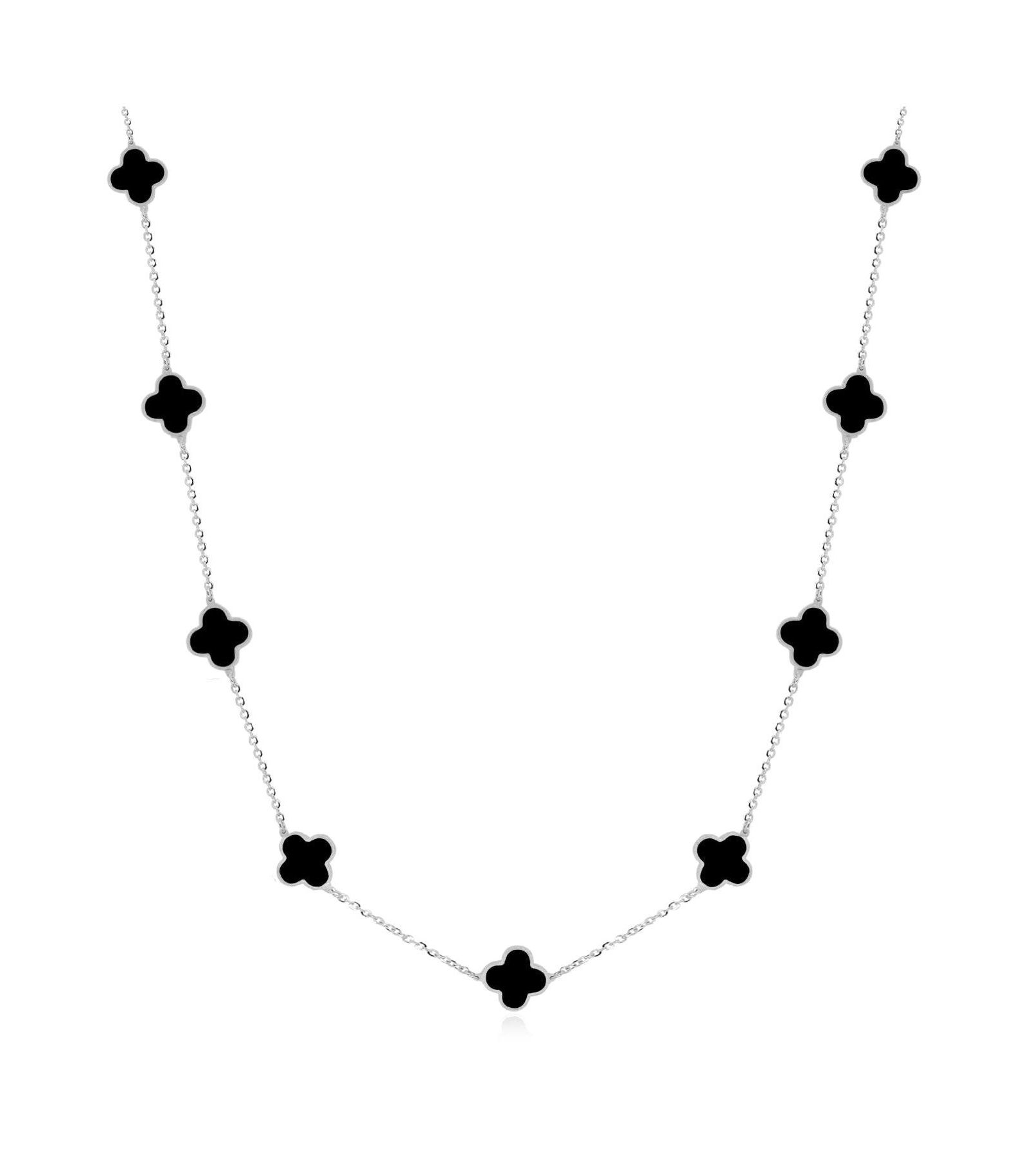 Подвеска-кулон The Lovery Mini Onyx Clover