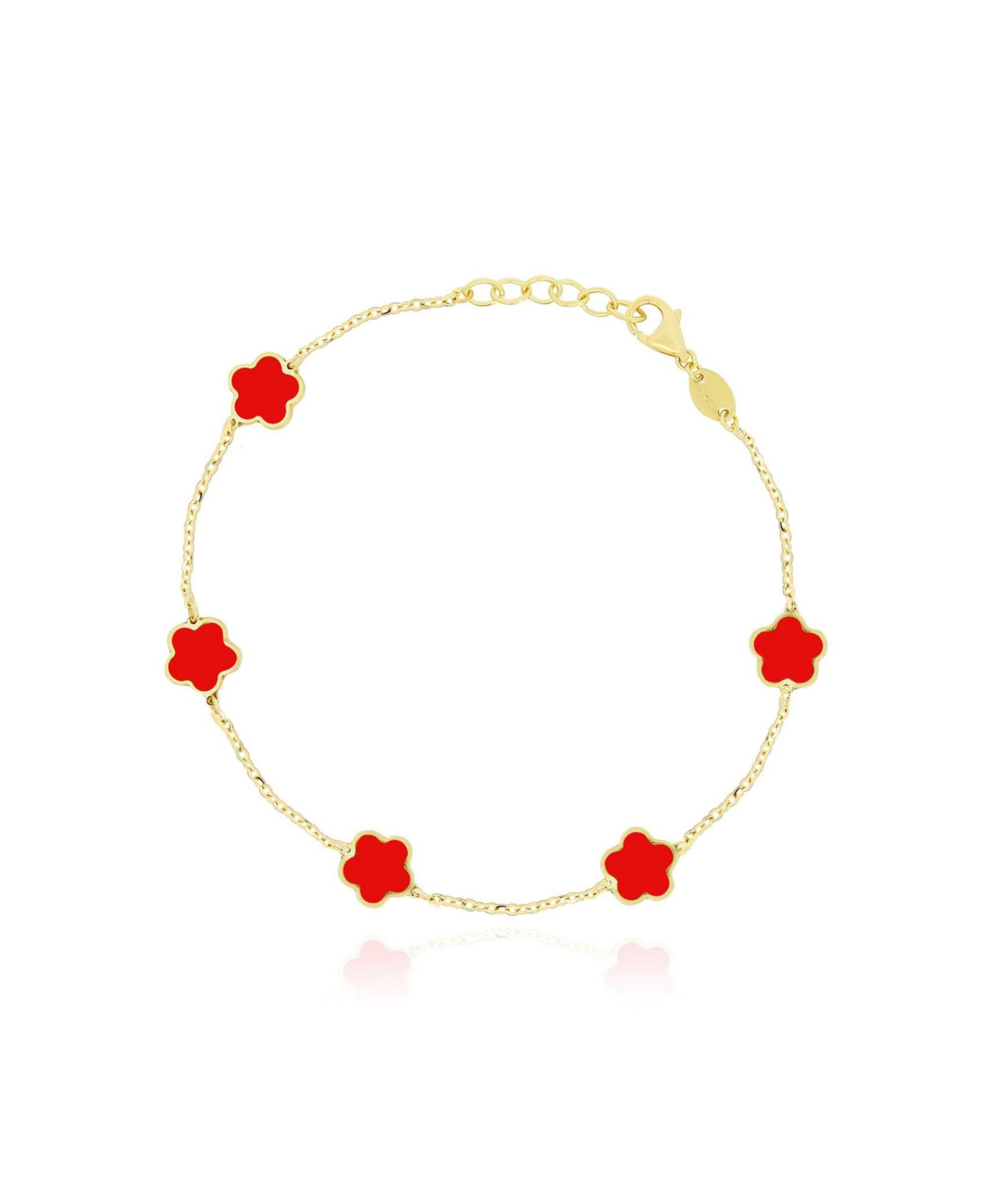 The Lovery Coral Flower Bracelet