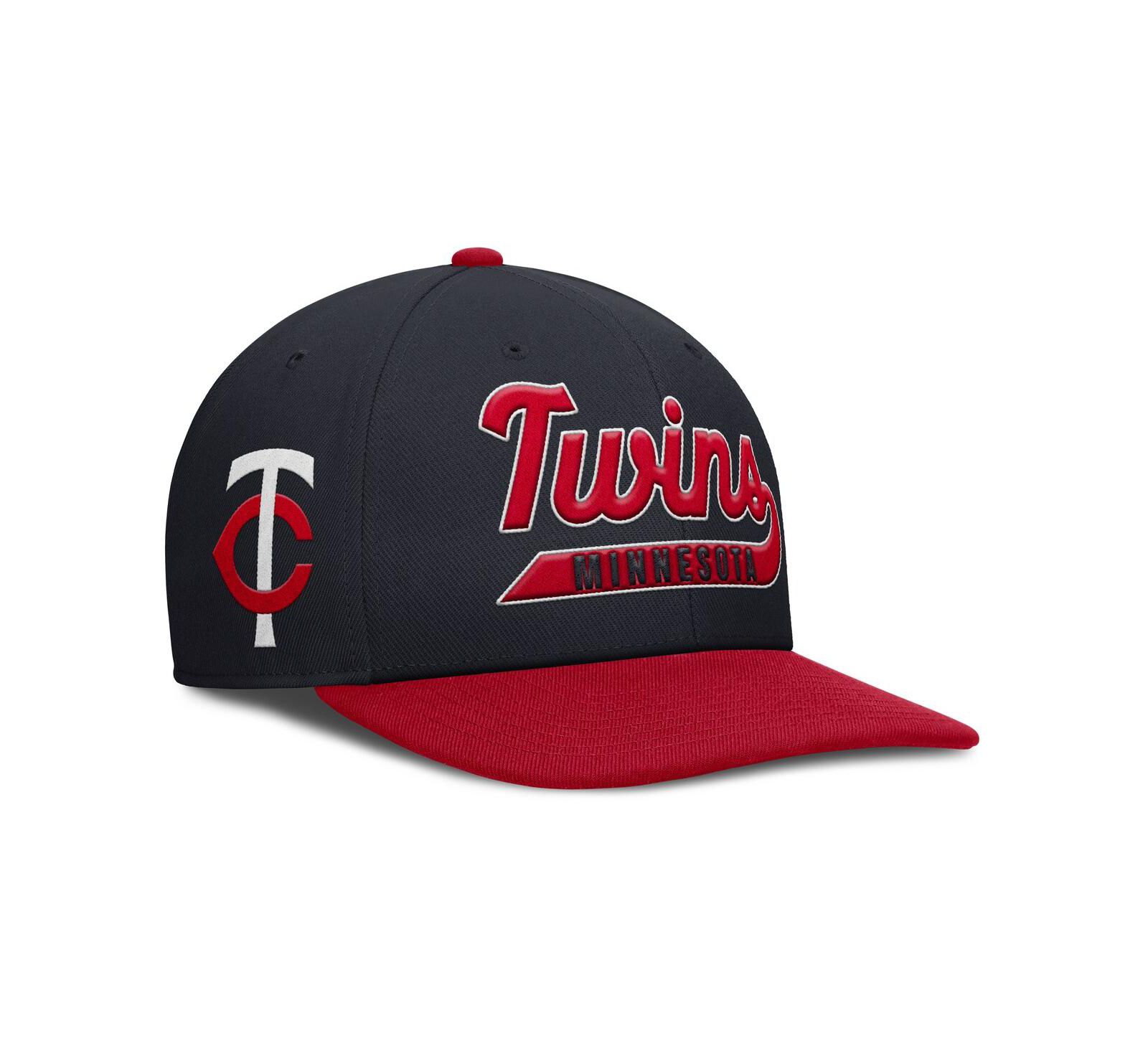 Кепка Nike Men's Minnesota Twins Pro Performance Snapback Navy/Red