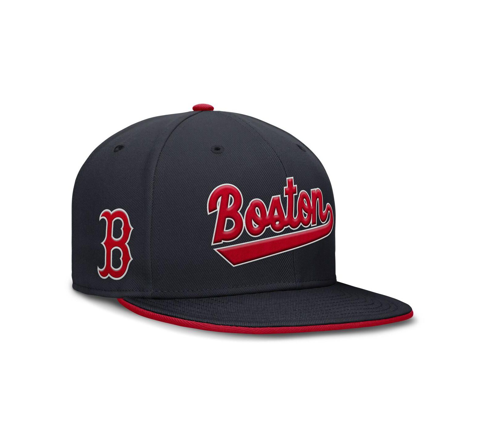 Мужская кепка Nike Navy Boston Red Sox True Performance Fitted