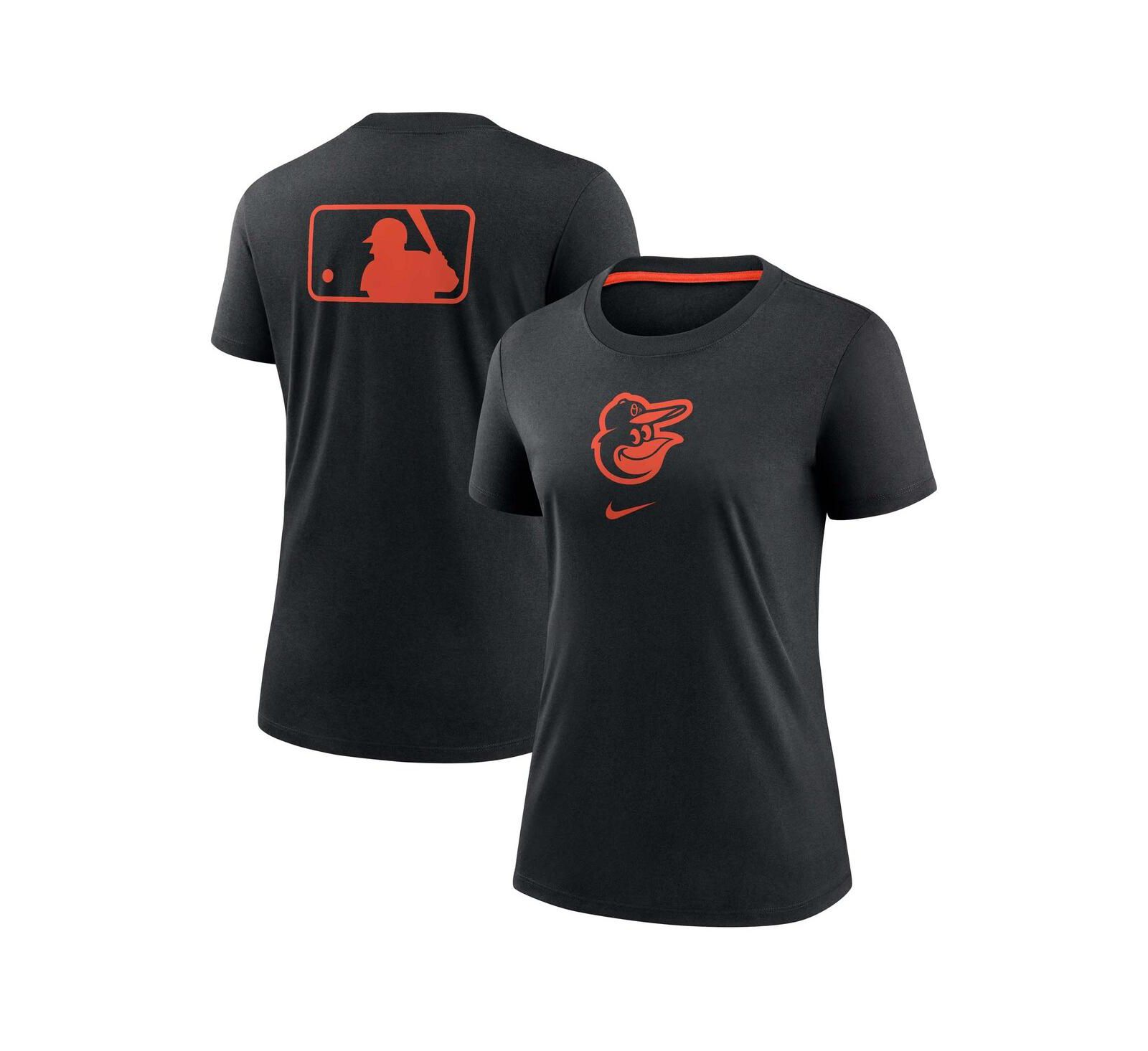Nike Women's Black Baltimore Orioles Authentic Collection Early Work Tri-Blend T-Shirt