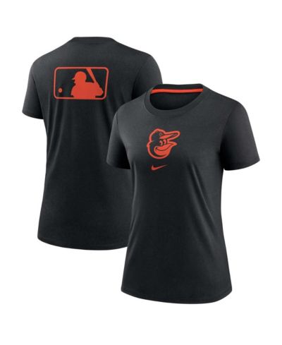 Nike Женская футболка Baltimore Orioles Authentic Collection, черная