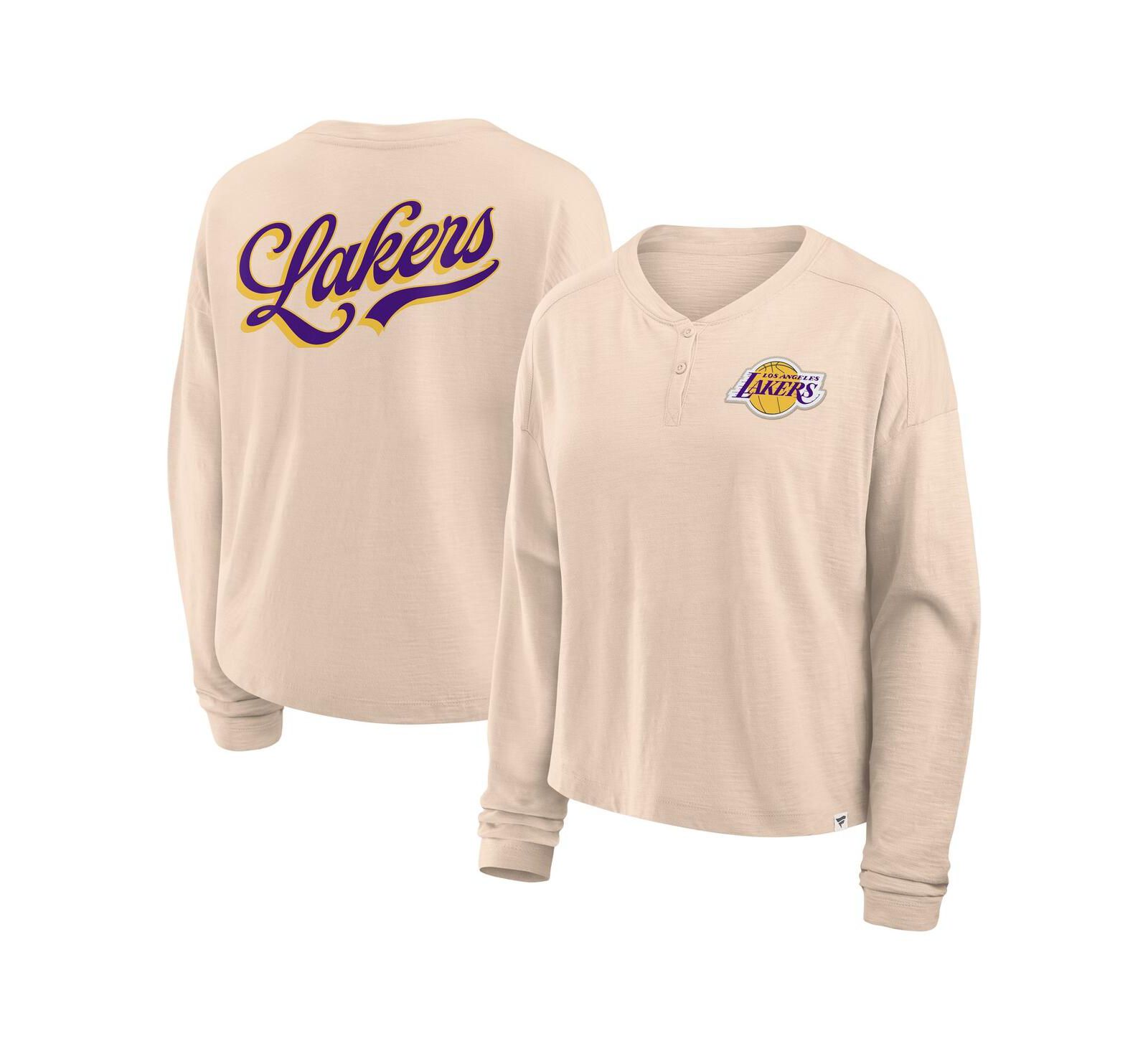 Fanatics Женский лонгслив Los Angeles Lakers, Natural