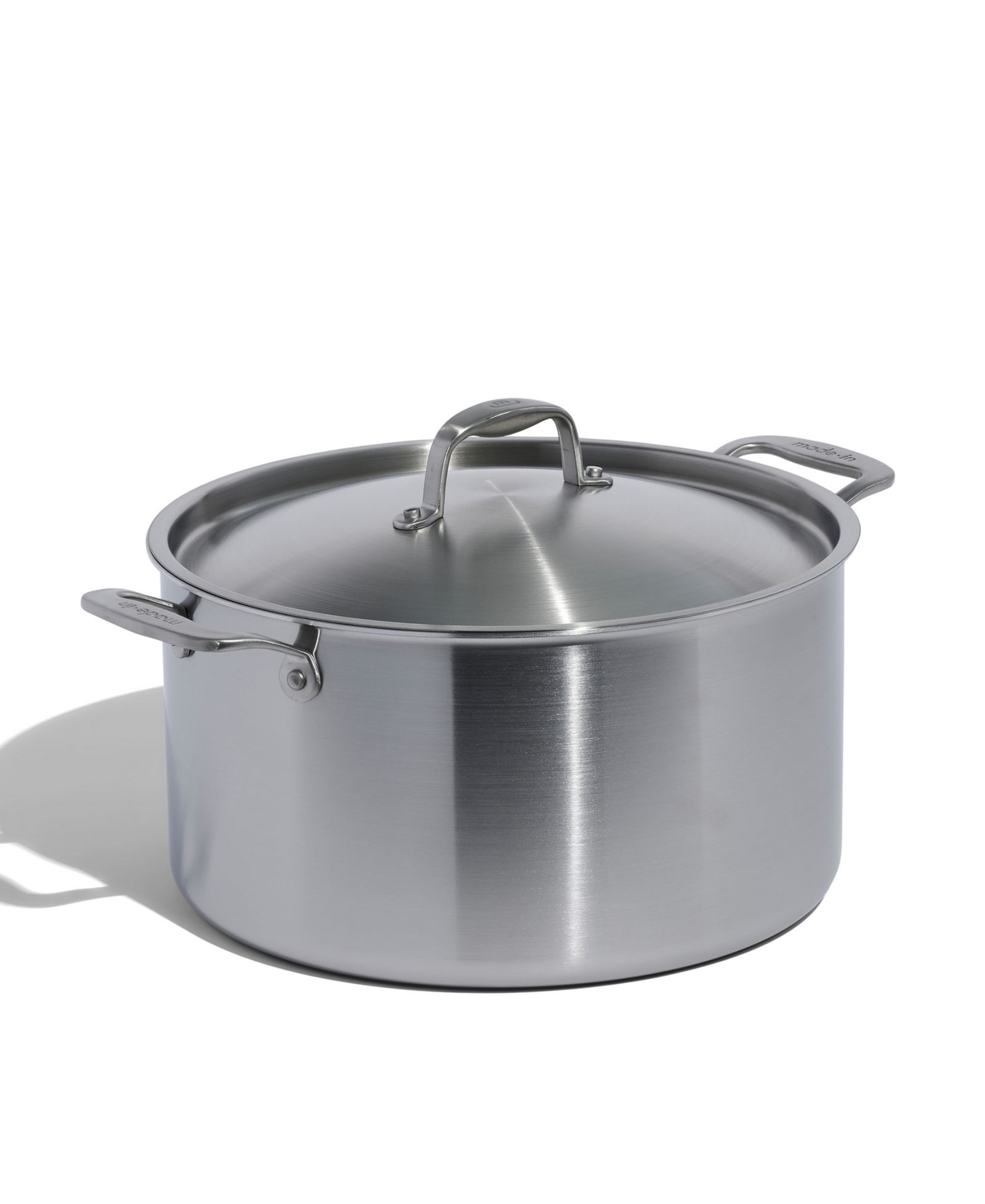 Made In Stainless Steel Clad 12-Quart Stock Pot with Lid