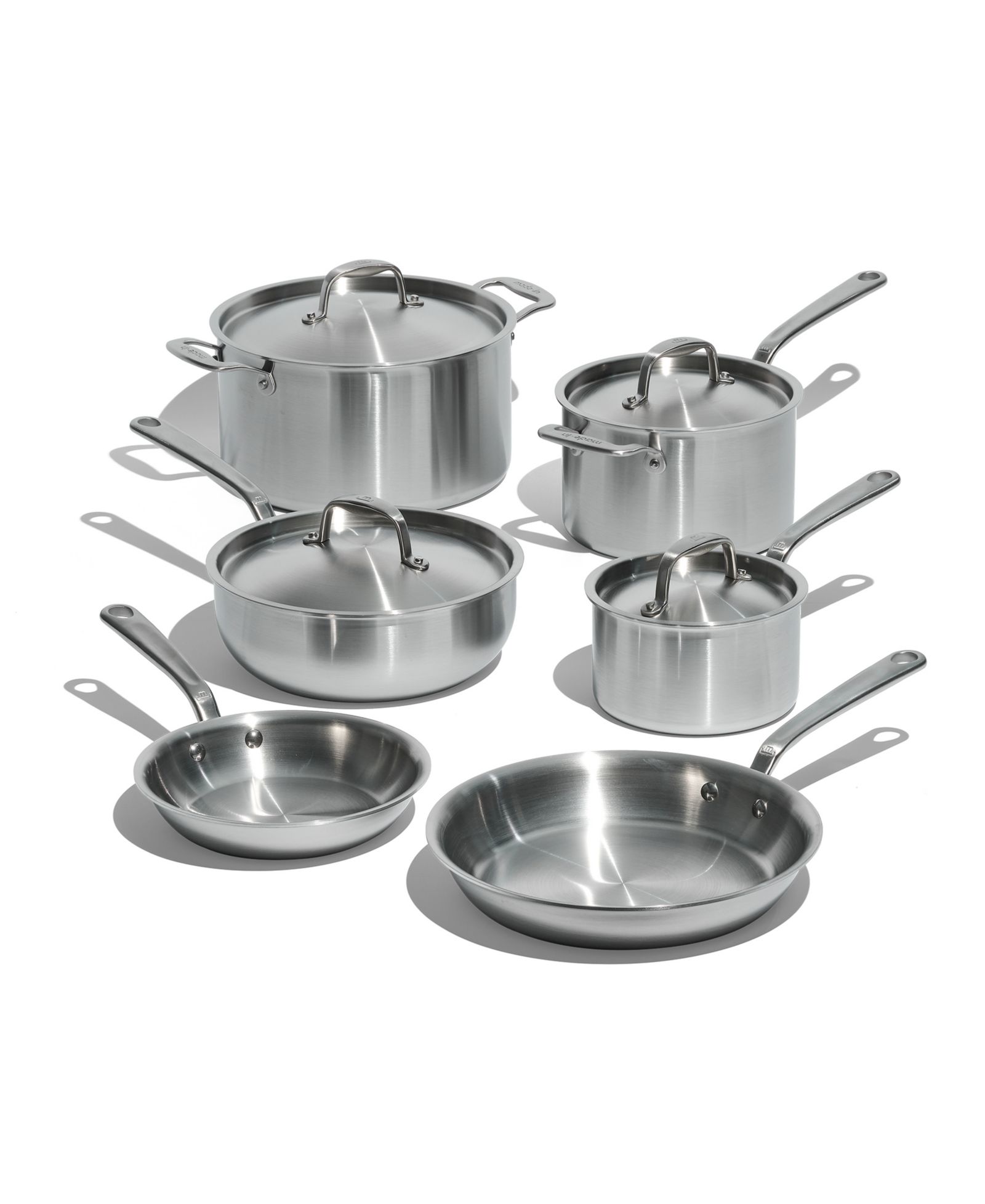 Made In Stainless Steel Clad 10-Piece Cookware Set
