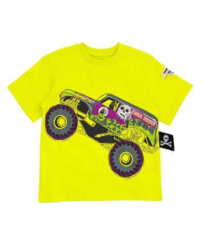 Monster Jam Little Boys 3D Novelty Short Sleeve T-Shirt