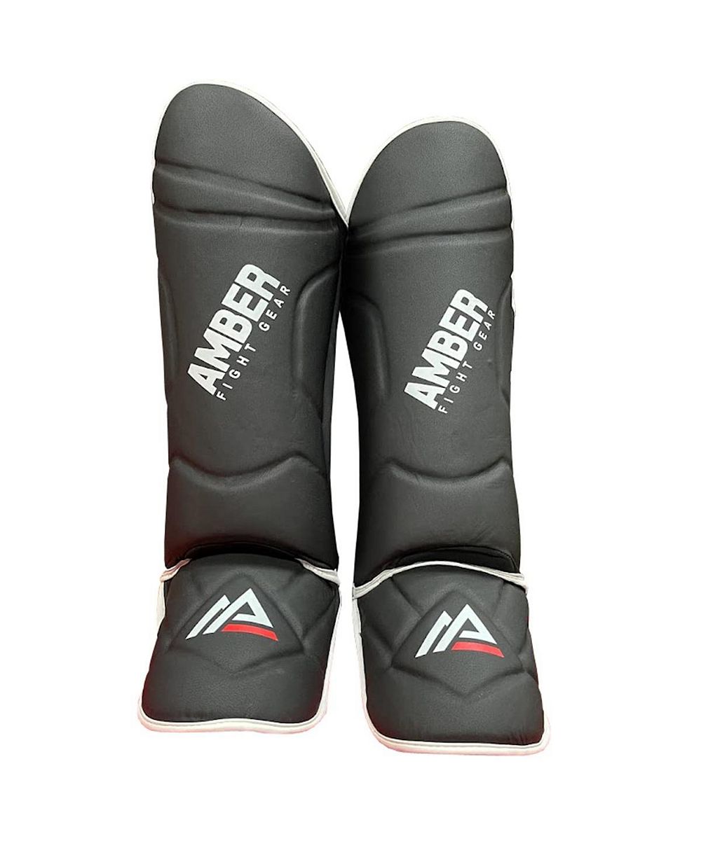 Защита для голени и стопы Centurion Muay Thai, высокоплотная пена, кожа Skintex, регулируемые ремешки, легкая и прочная для MMA, кикбоксинга, Muay Thai и таekwondo, Medium