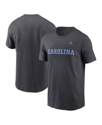 Jordan Мужская футболка Jordan North Carolina Tar Heels Primetime Wordmark Anthracite