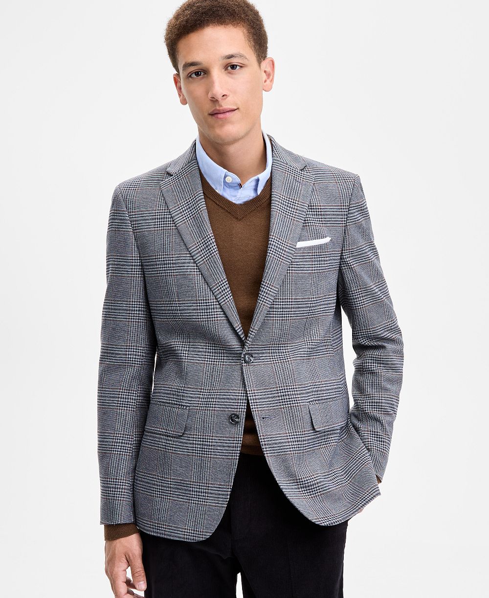 Tommy Hilfiger Men's Modern-Fit Plaid Sport Coat