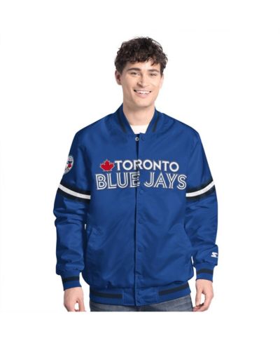 Starter Мужская университетская куртка Toronto Blue Jays Scout Full-Snap Royal