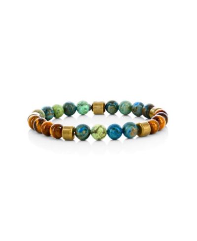 Stainless Steel, Genuine Bead Bracelet