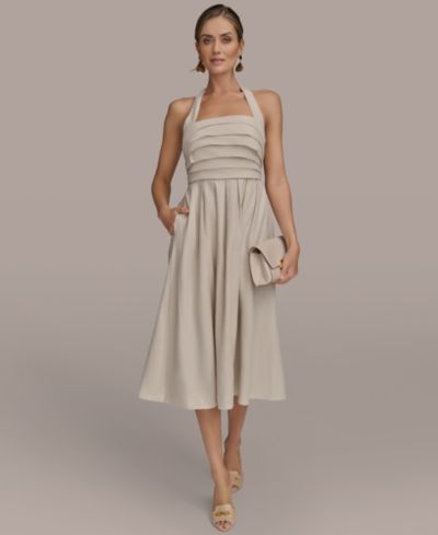 Женское миди-платье Donna Karan New York с завязками