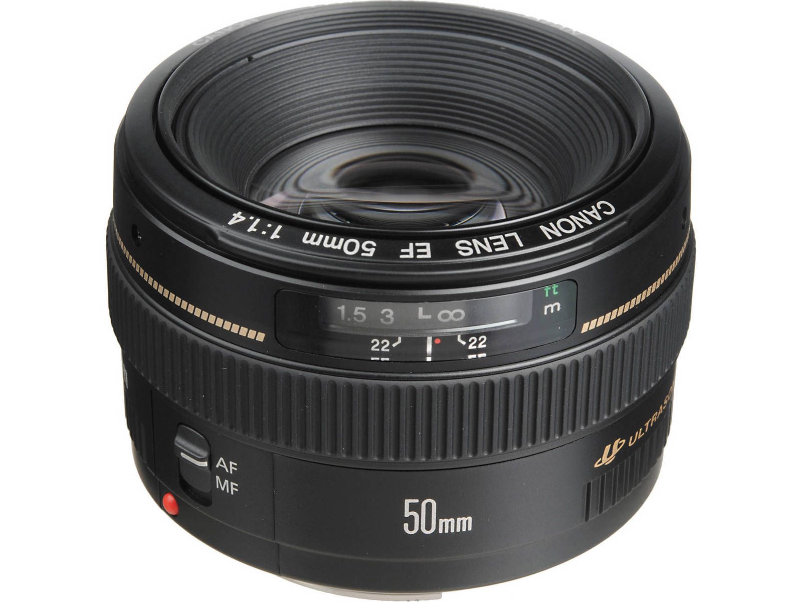 Canon EF 50mm f/1.4 USM Lens for Canon EF Mount Cameras
