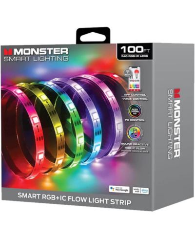 Многоцветная светодиодная LED лента 100Ft., MONSTER CABLE