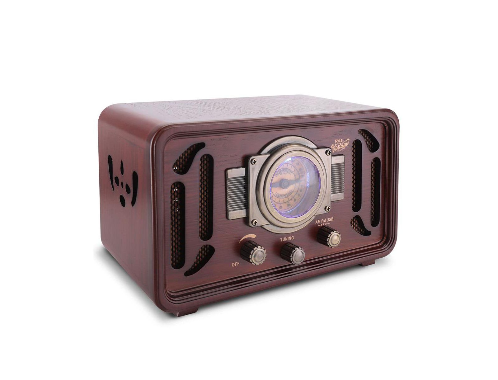 Bluetooth радио-колонка Pyle Retro Classic-Style – AM/FM, USB и SD