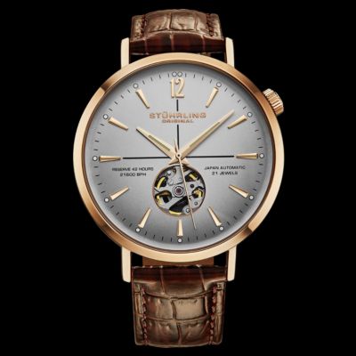 Stuhrling Мужские часы Quasar Skeleton Automatic 42mm